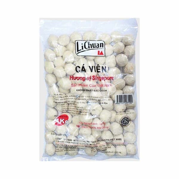 Cá viên Lichuan - Halal fish ball 1kg
