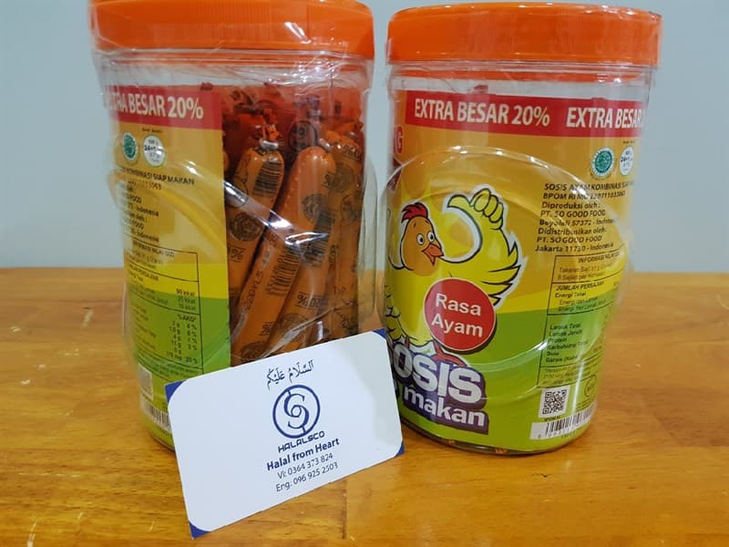 Xúc xích gà ăn liền 25 cây Sonice Halal