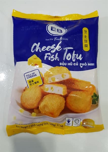 Đậu hủ phô mai EB - Halal hotpot topping 500g